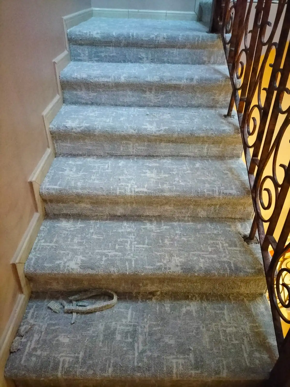 1- Luxury Stair Carpet Installation