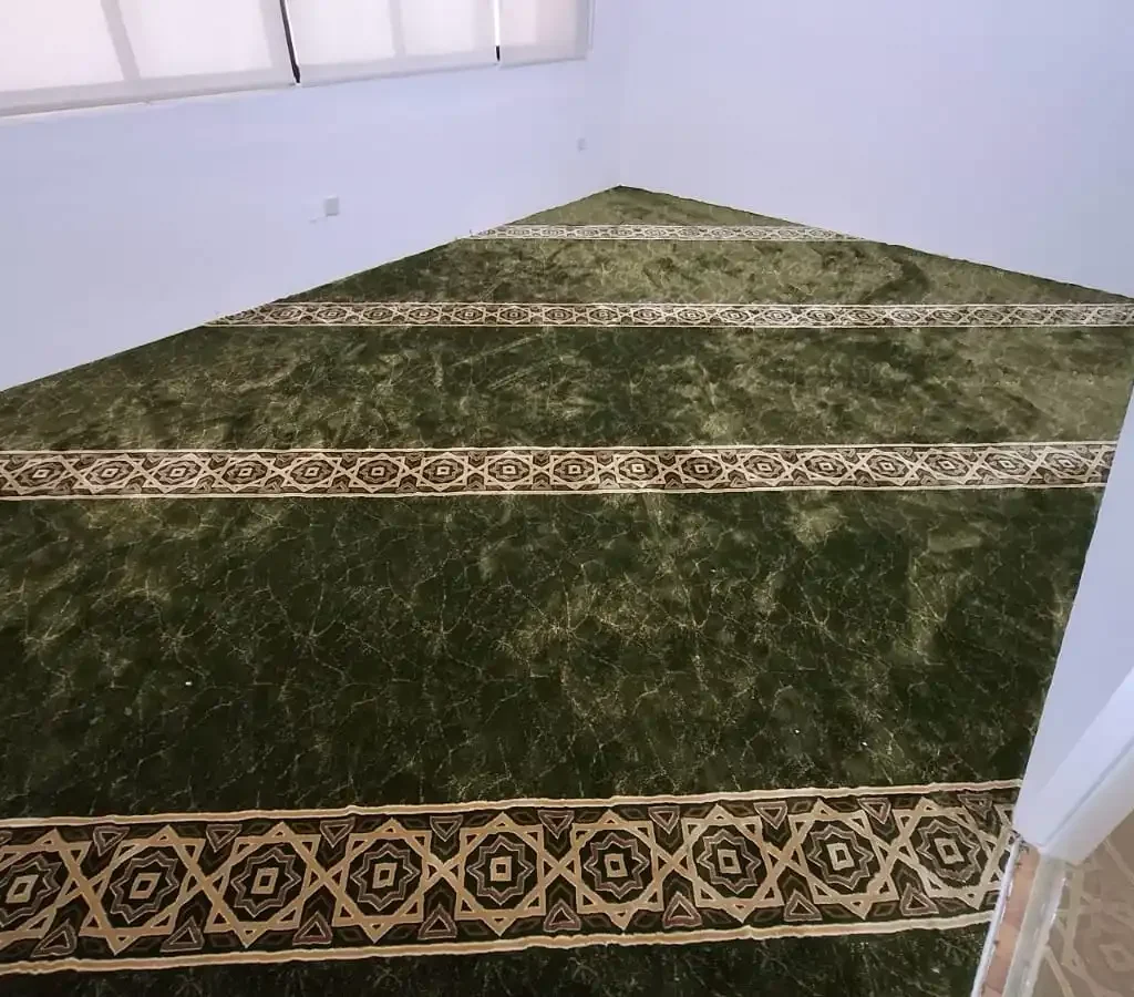 2- Prayer Room Carpet Installation at Woodlands Restaurant