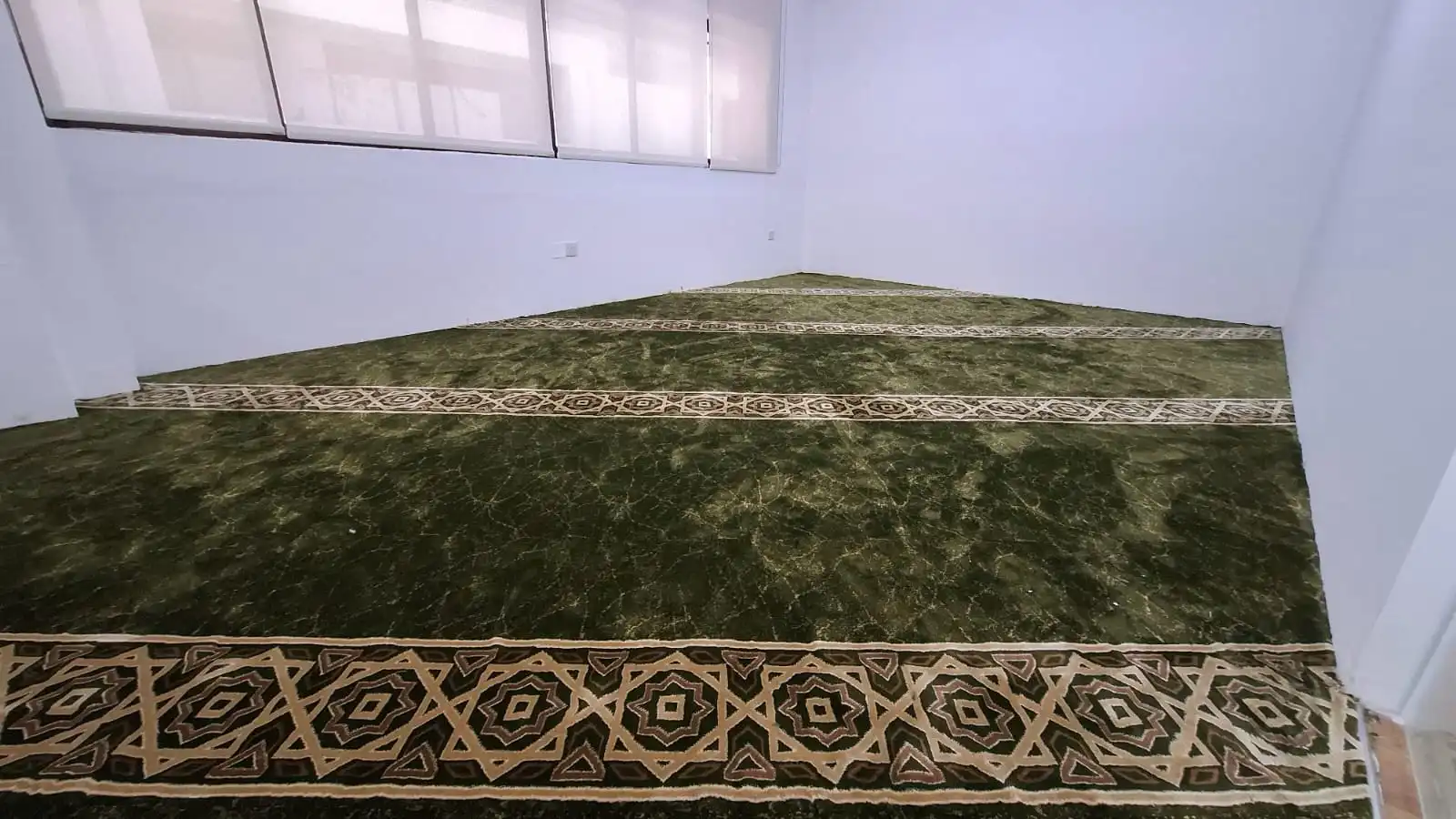 3- Prayer Room Carpet Installation at Woodlands Restaurant