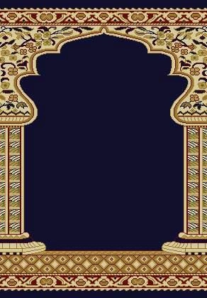 Rugs Dubai 2 Kashmir (Mehrab) Blue