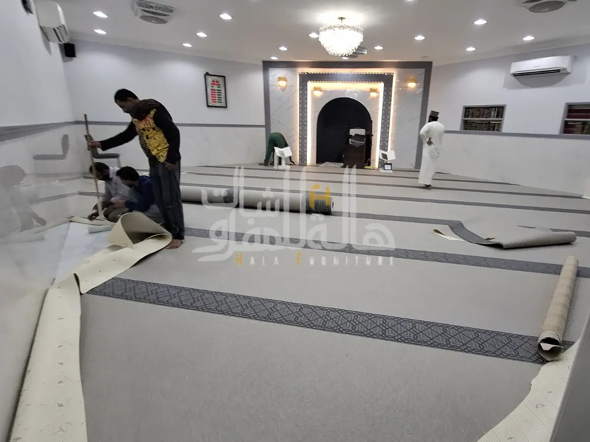 mosque flooring installation dubai